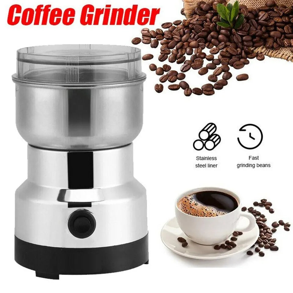 Nima Multi Purpose Electric Coffee Grinder 300watt Automatic Coffee Spice Bean Grinder Stainless Steel